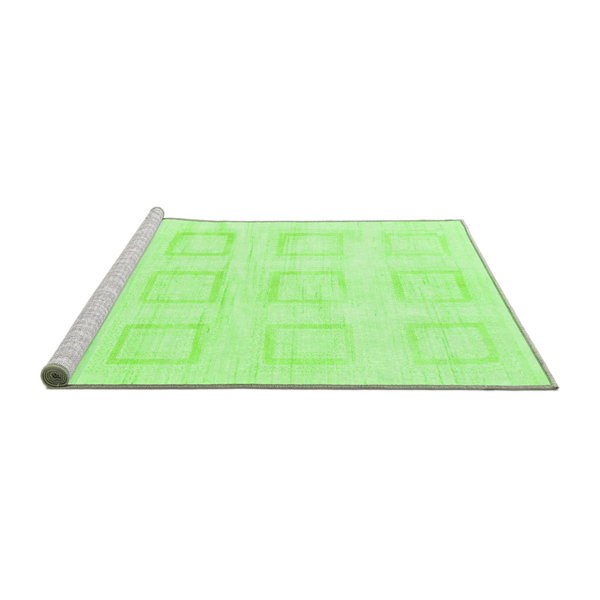 Latitude Run® Green Machine Washable Rug Wayfair
